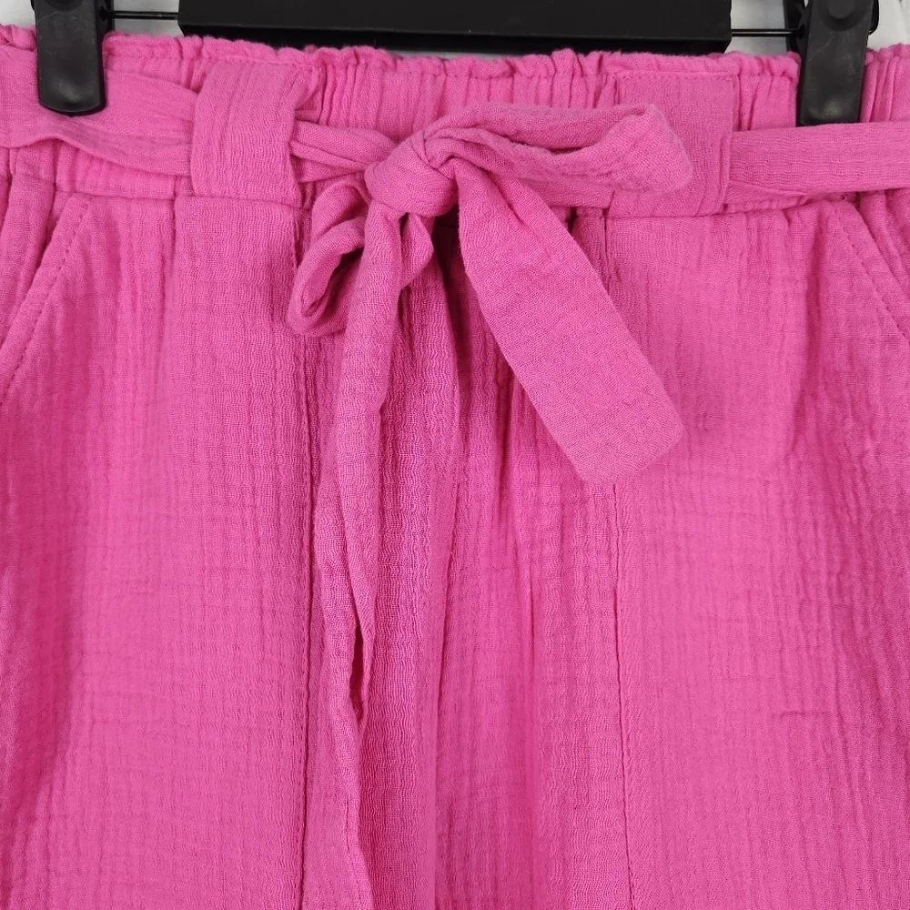 NWT Sincerely Jules Size L Pink Cropped Pants - Picture 2 of 8